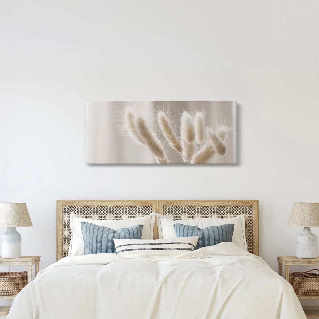 Obraz - Zajačie chvostíky (120x50 cm)