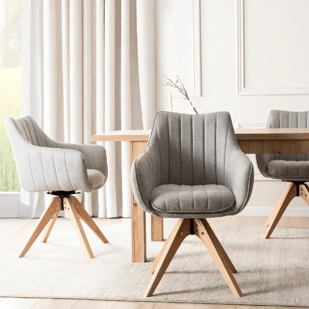 PROXIMA.store - Otočná jedálenská stolička LEMON FARBA: sivá