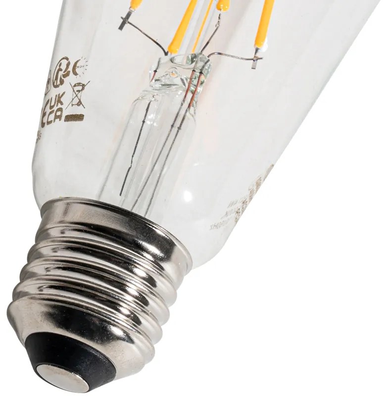 Sada 5 LED žiaroviek E27 A60 Lux Sensor 4W 400 lm 2200K