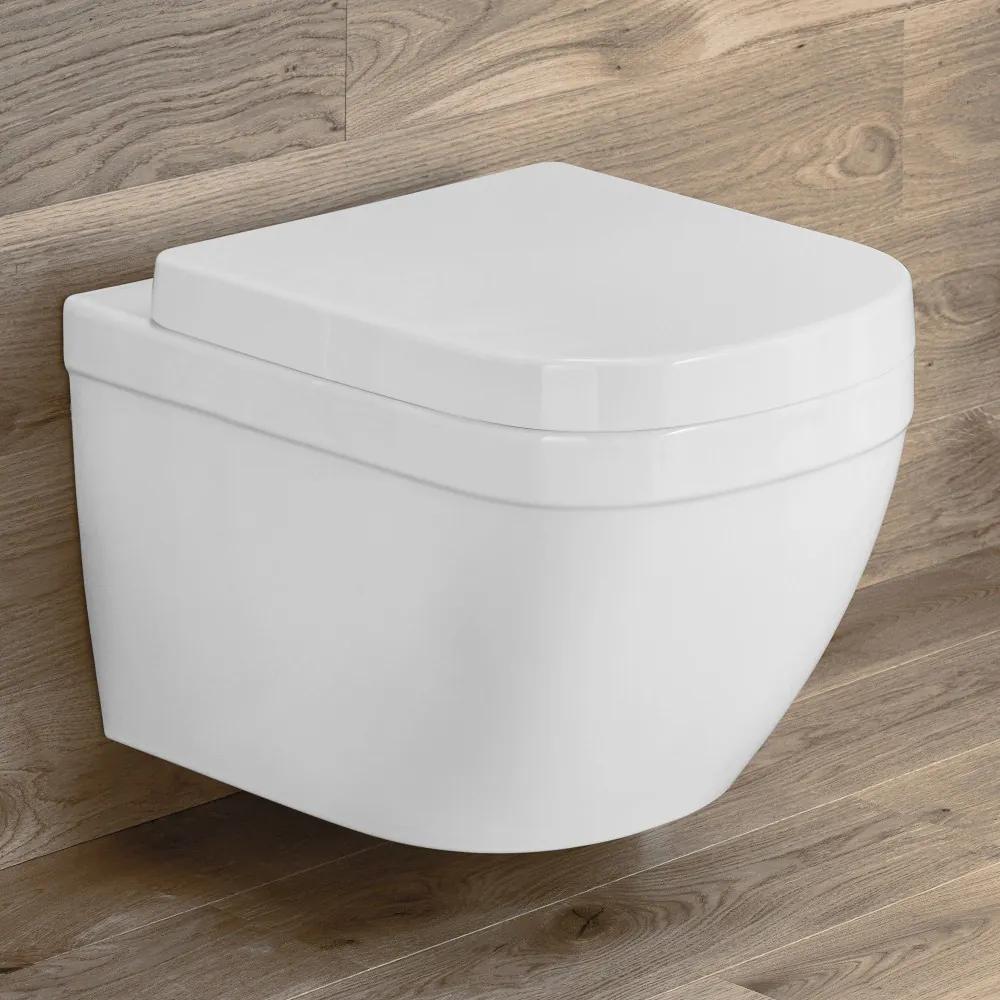 GROHE Euro Ceramic kompaktné závesné WC Rimless s hlbokým splachovaním, Triple Vortex, 374 x 490 mm, alpská biela, 39206000