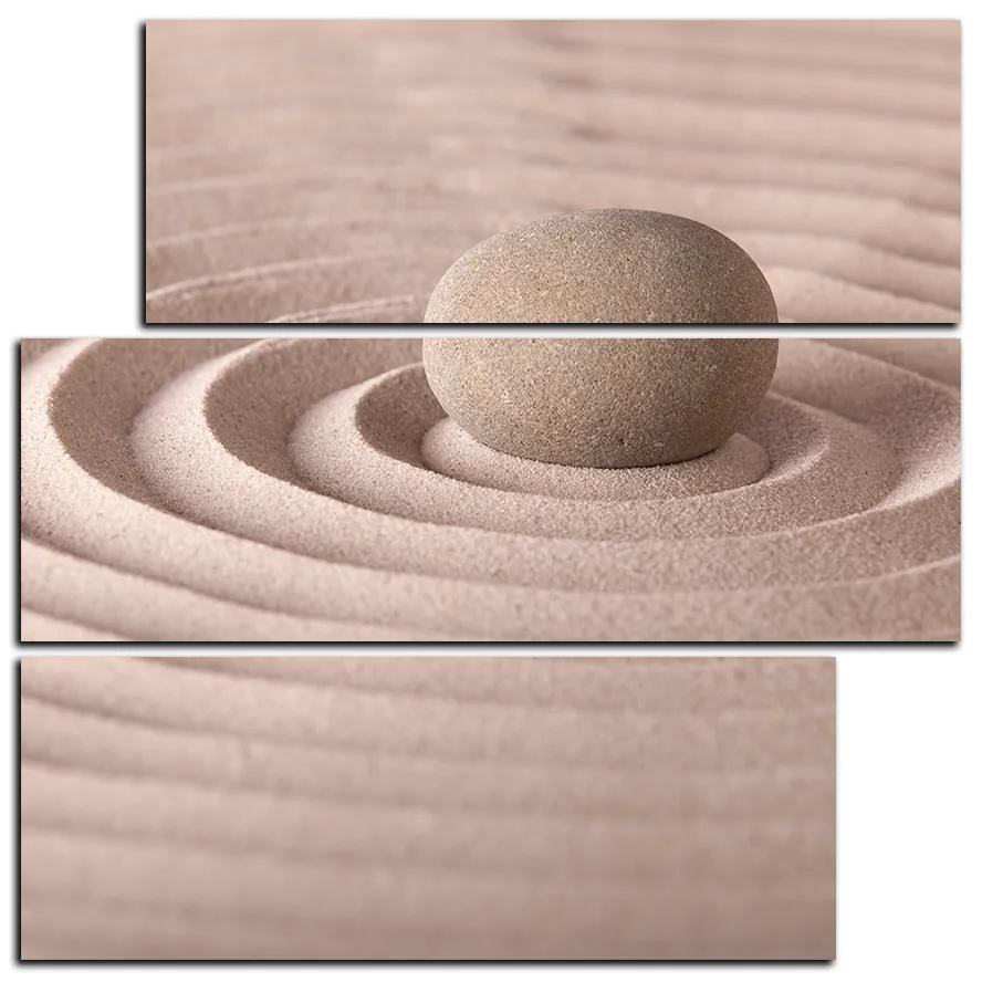 Obraz na plátne - Relaxačný kameň - štvorec 3192D (105x105 cm)