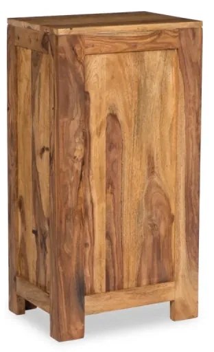furniture-nabytek.cz - Masívna kúpeľňová skrinka pod umývadlo Leeston z palisandru, lakovaná, hnedá – 42×30×80 cm