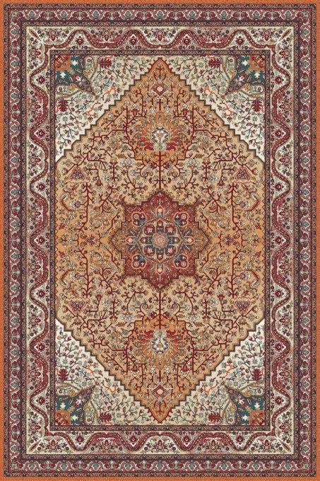 Koberec Agnella Isfahan Aretuza Bordo