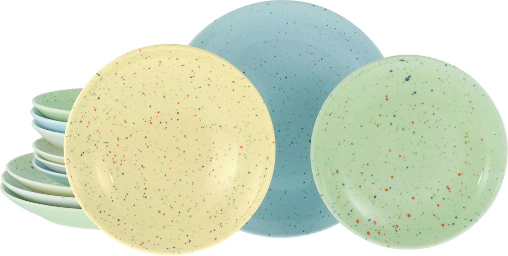 XXXLutz JEDÁLENSKÝ SERVIS Confetti 12-dielne Creatable - Online Only bytové doplnky - 007768057001