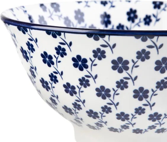 Miska NAVIA granátová s kvetmi 856421