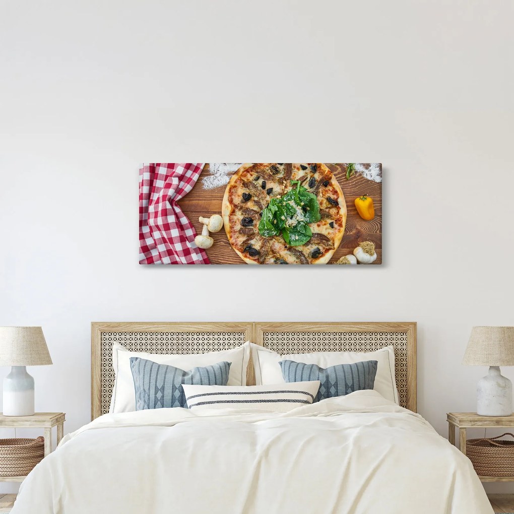 Obraz pizze (120x50 cm)