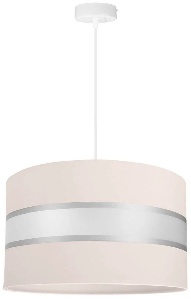 Závesné svietidlo Elegance, 1x textilné tienidlo (výber z 5 farieb), (výber z 3 farieb konštrukcie), (fi 35cm)
