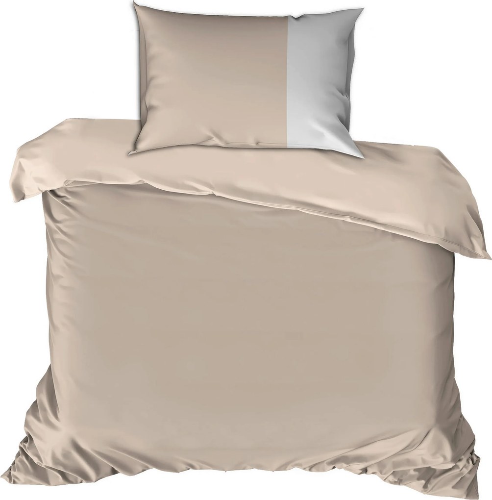 XXXLutz POSTEĽNÁ BIELIZEŇ, renforcé, krémová, béžová, 155/220 cm - Online Only bytové doplnky - 003808011702