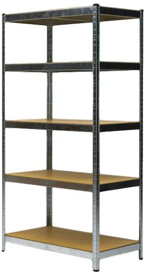 Fistar Regál 1800x600x400 mm zinkovaný  5-policový, nosnosť 875 kg