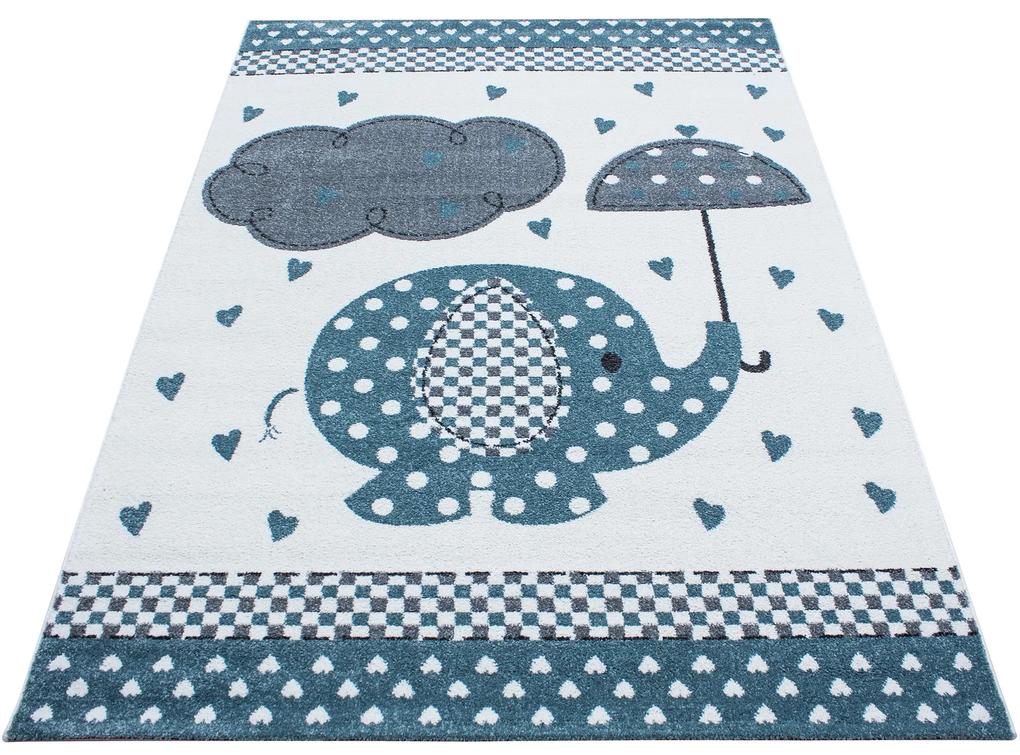 Ayyildiz Detský kusový koberec KIDS 0570, Modrá Rozmer koberca: 120 x 170 cm