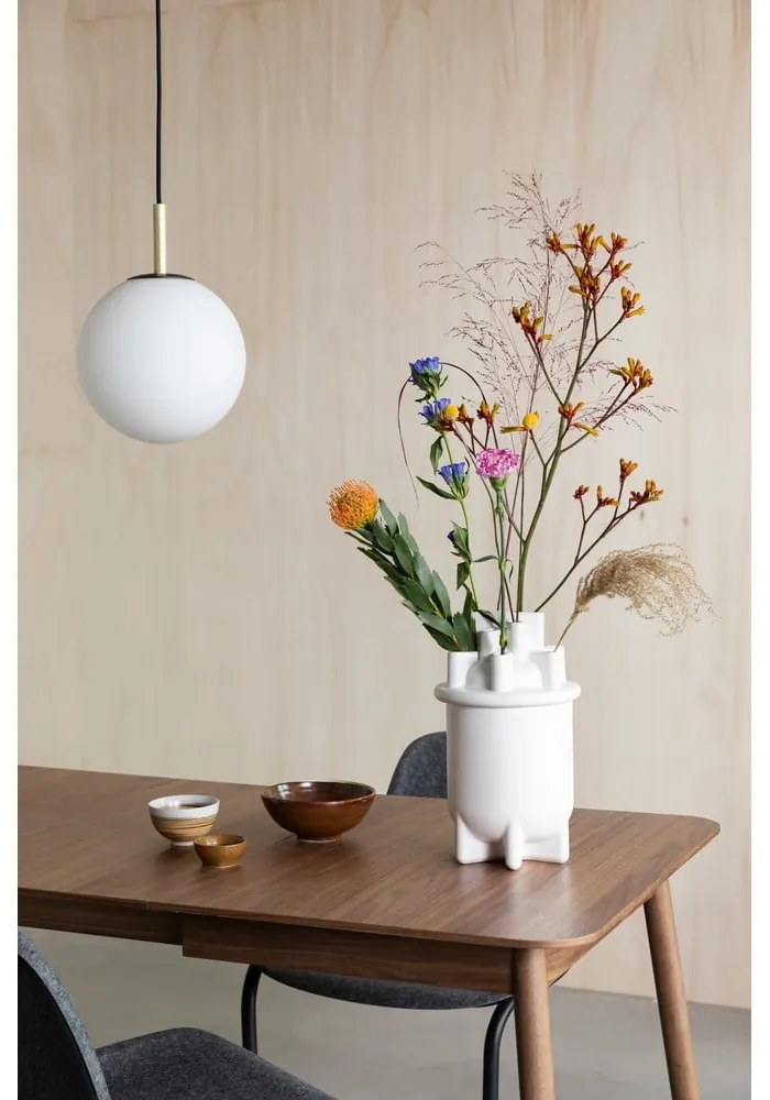 Rozkladací jedálenský stôl s doskou v dekore orechového dreva 80x120 cm Glimps – Zuiver