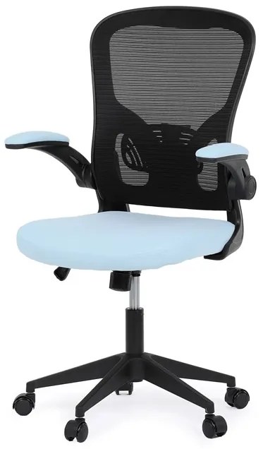 BONTEC Kancelárska stolička, hojdací mechanizmus, čierna, KA-V317 BK Farba: Modrá