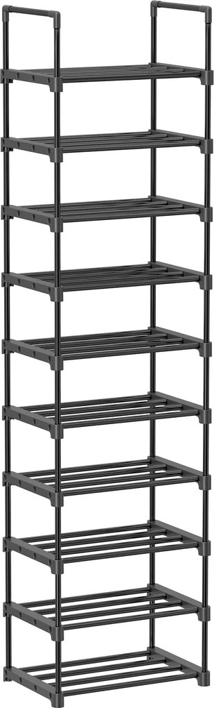 XXXLutz REGÁL NA TOPÁNKY, čierna, 45/174/30 cm Boxxx - Online Only drobný nábytok - 002543007701