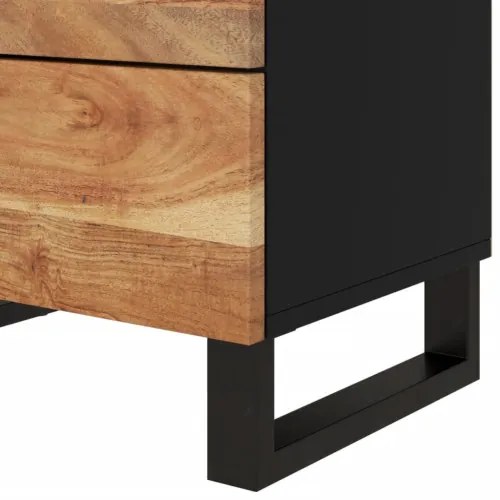 vidaXL Nočná skrinka 50x33x62 cm masívna akácia a spracované drevo-