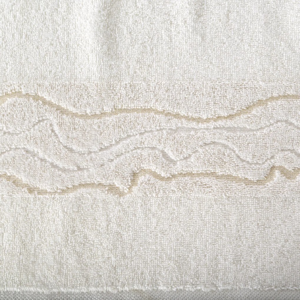 BAVLNENÝ UTERÁK KARIN SADA 6KS 30X50 CM KRÉMOVÁ