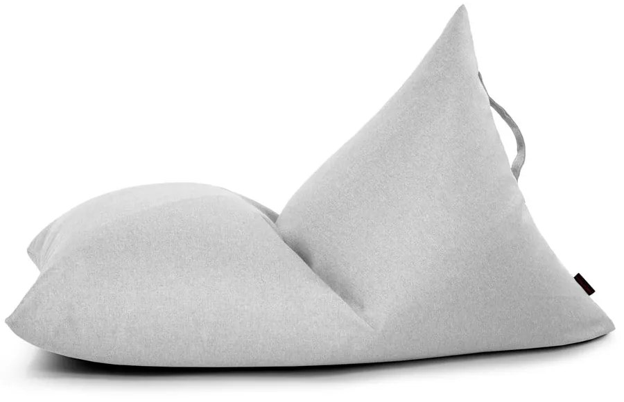 Svetlosivý detský sedací vak Razzy – SLOWDOWN