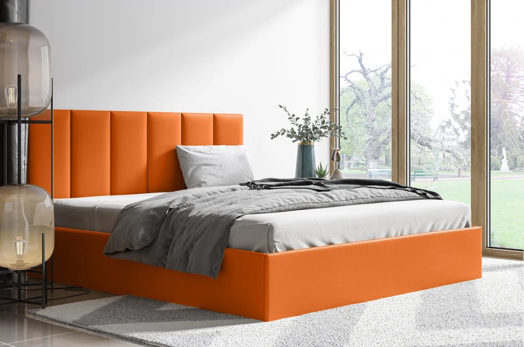 Čalúnená posteľ Diva 160x200 cm + 6x panel