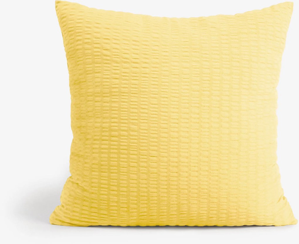 Goldea krepová obliečka na vankúš - žltá 40 x 60 cm