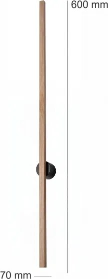 Brilagi - LED nástenné svietidlo WOODY LINE LED/7W/230V 4000K 60 cm dub