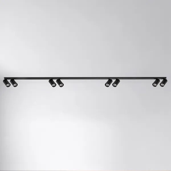 Brilagi - Bodové svietidlo SELE LONG 8xGU10/30W/230V čierna