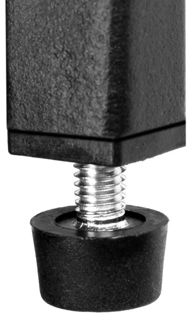 Stojan na kvety TORRE RUSTIC 60 cm hnedý/čierny