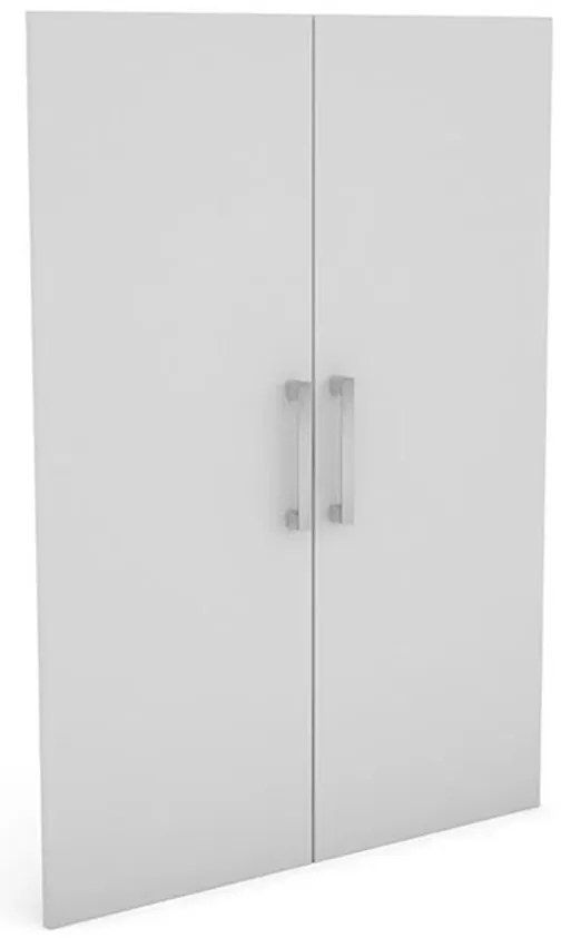 Sada 2 dvierok pre regál Torino 75x1,6x105 cm biela
