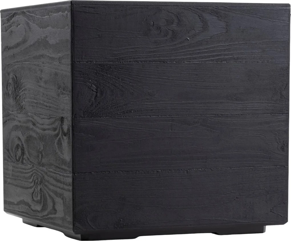 Květináč na kolečkách BETONIQUE 40x40 cm černý