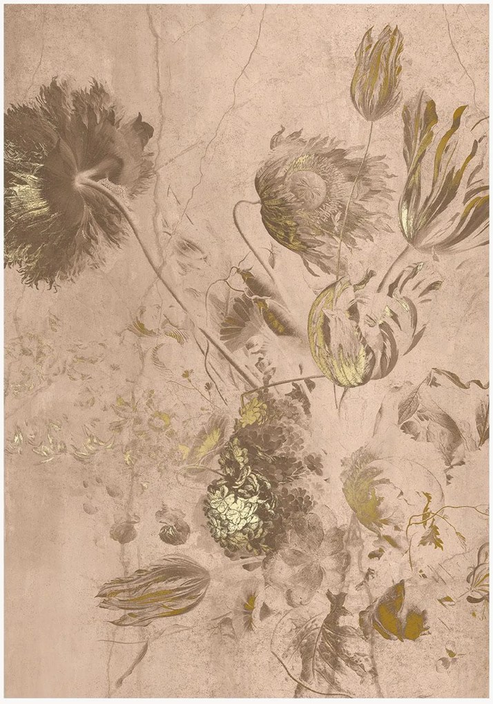 Vliesová tapeta Fresco Flowers High Gloss