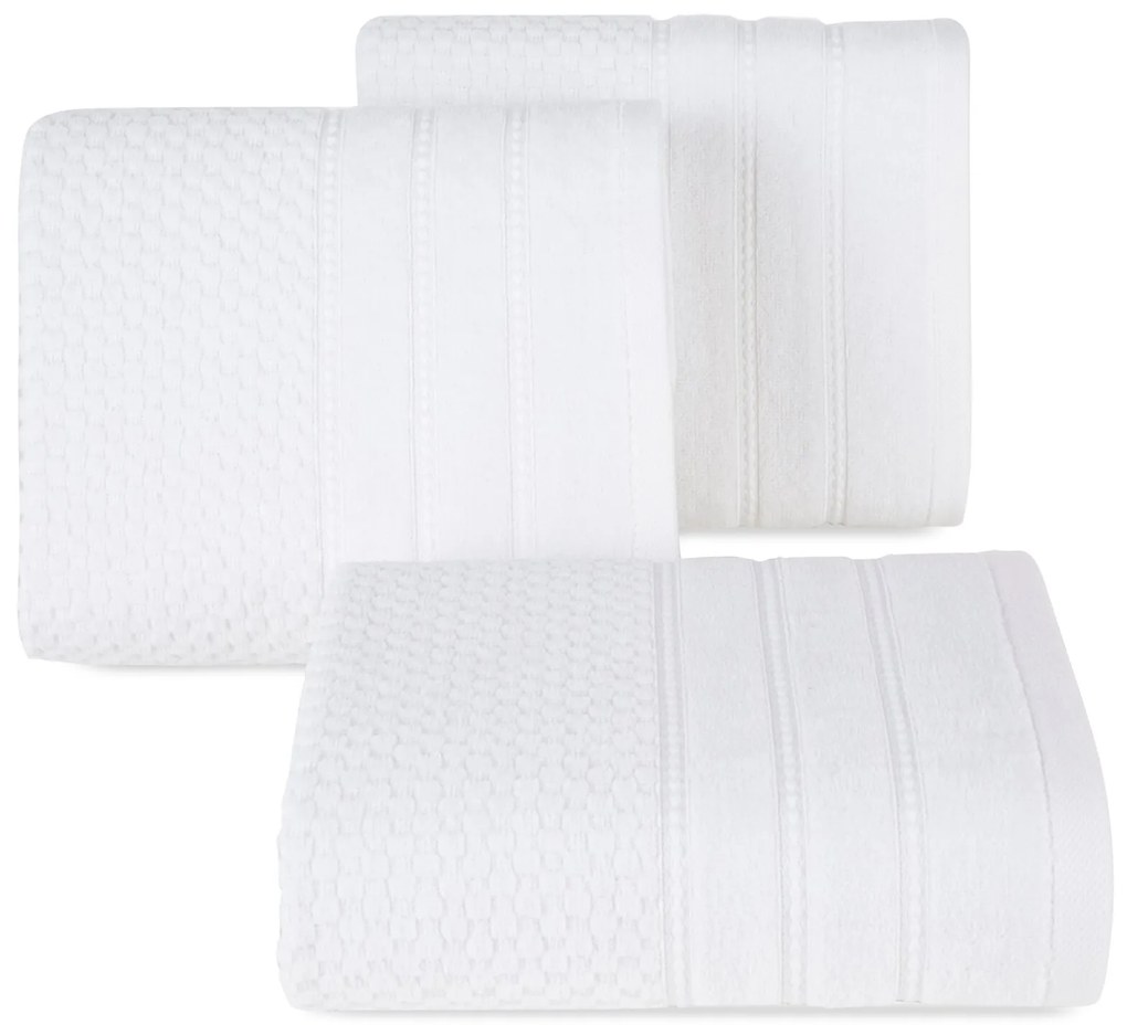 BAVLNENÝ UTERÁK ADORE SADA 6KS 50X90 CM BIELA