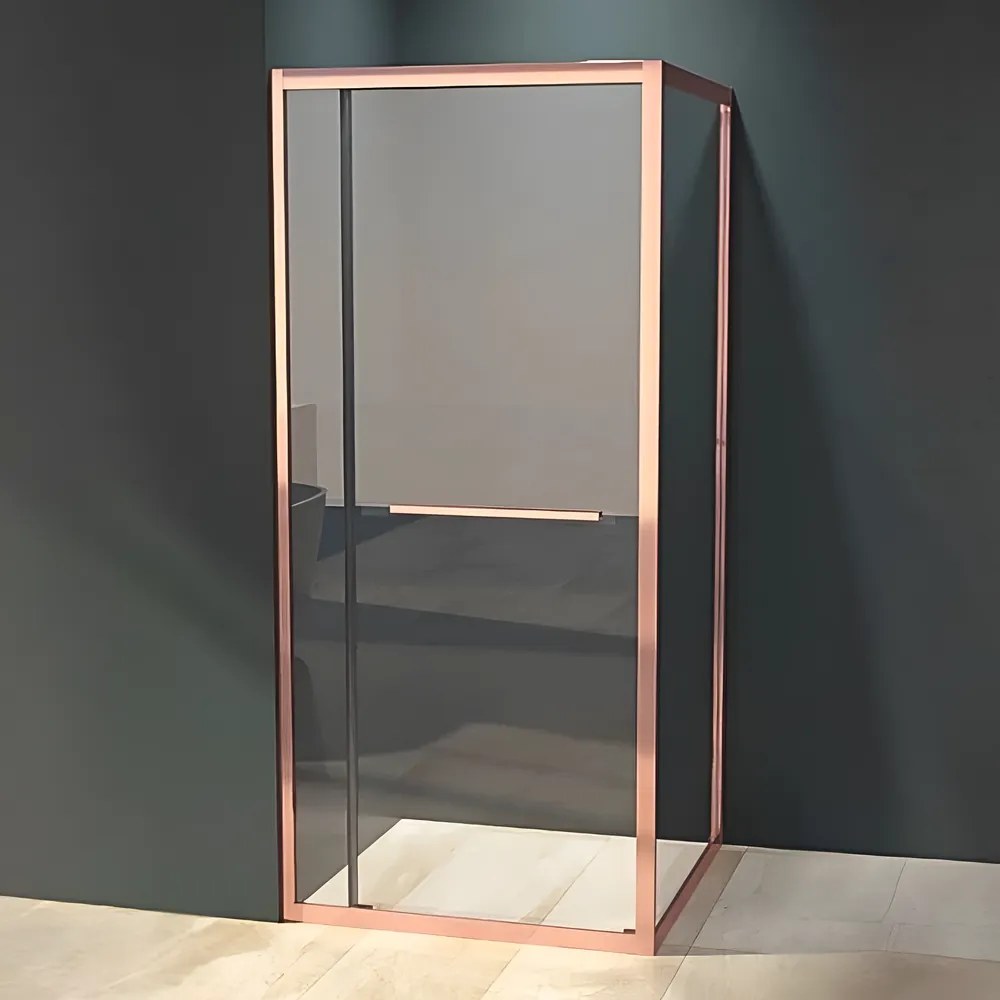Firenze Sprchový kút Rose Gold 6mm 90cm