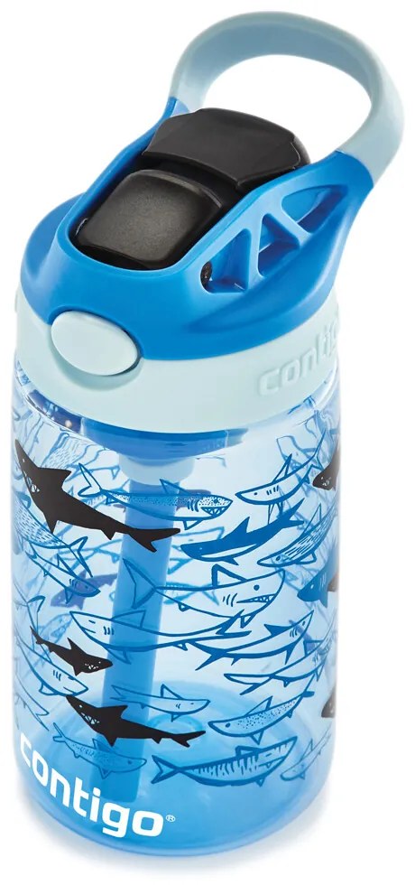 Contigo Detská fľaša Easy Clean 420 ml Blue Sharks