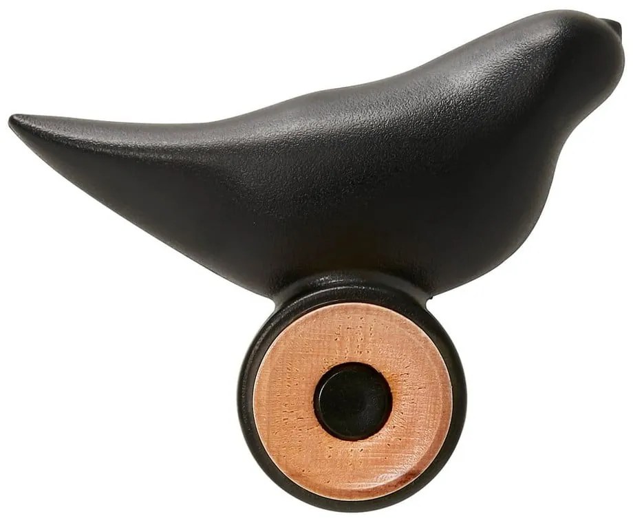 Čierny nástenný háčik Bonami Essentials Bird