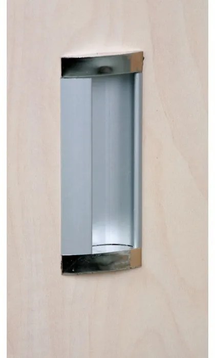 Skrinka zasúvacia MIRELLI A+, 800 x 400 x 1800 mm, biela
