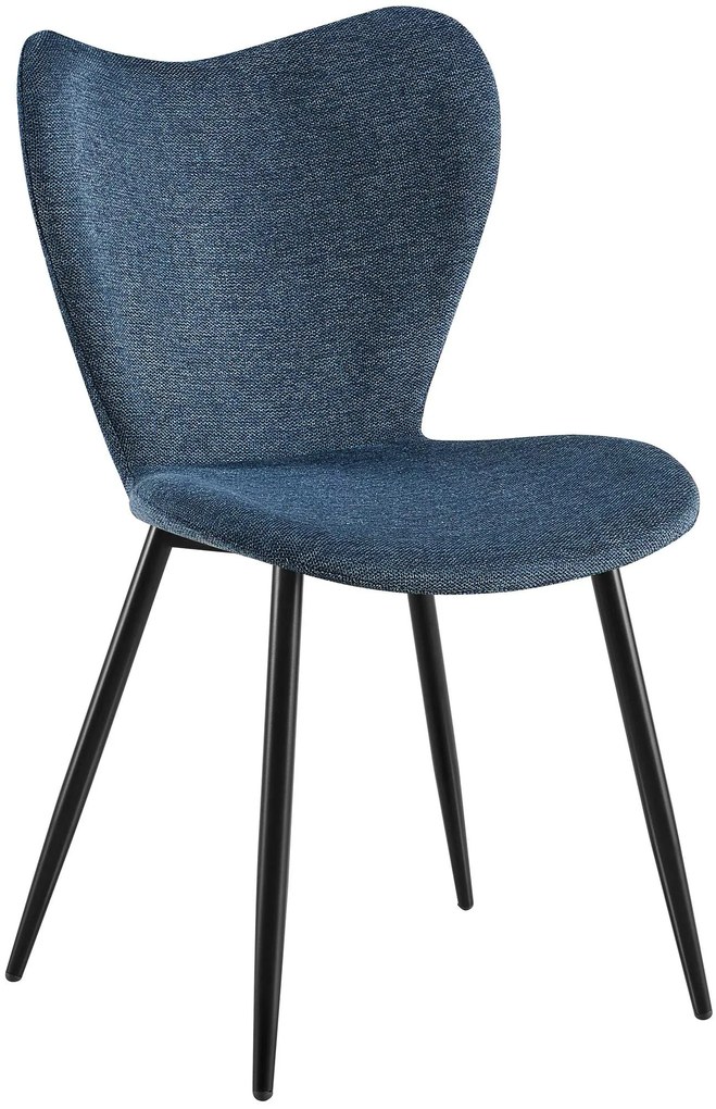 Jedálenská stolička Maika látka - modrá