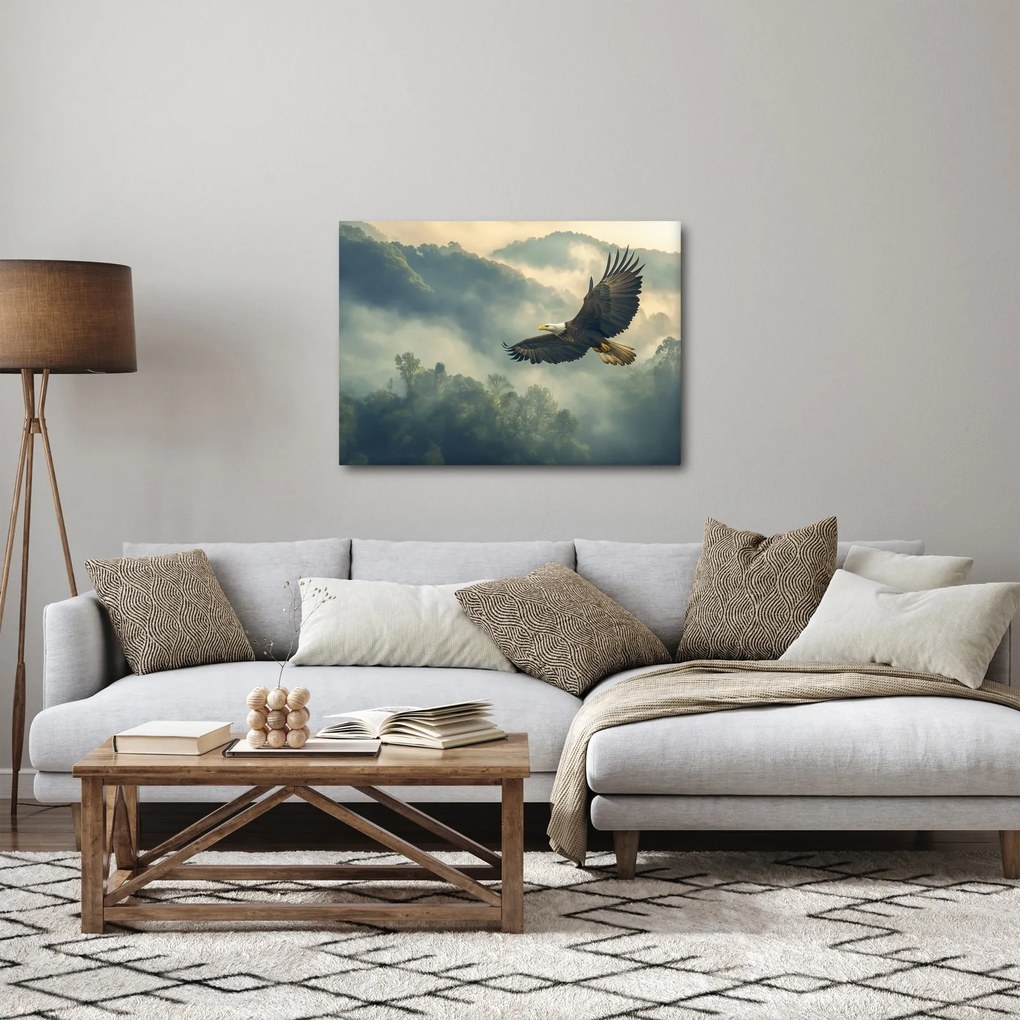 Obraz - Letiaci orol (70x50 cm)