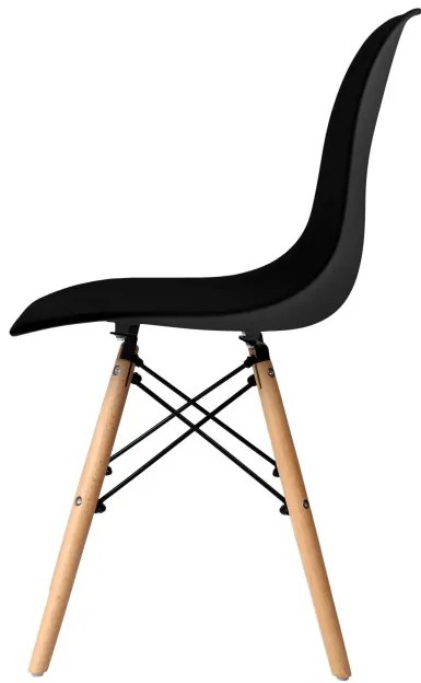 Jedálenská stolička MILANO hnedá / čierna