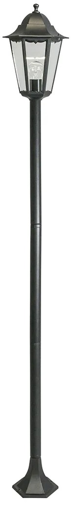 Klasická vonkajšia stojaca lampa čierna 170 cm IP44 - New Orleans 1