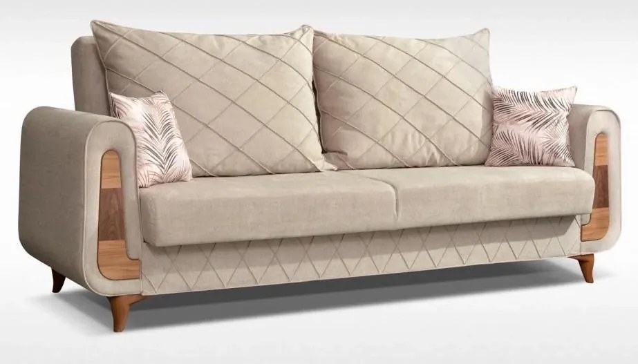 pohovka Blanka, béžová (salvador 2/malé pol. botanical)