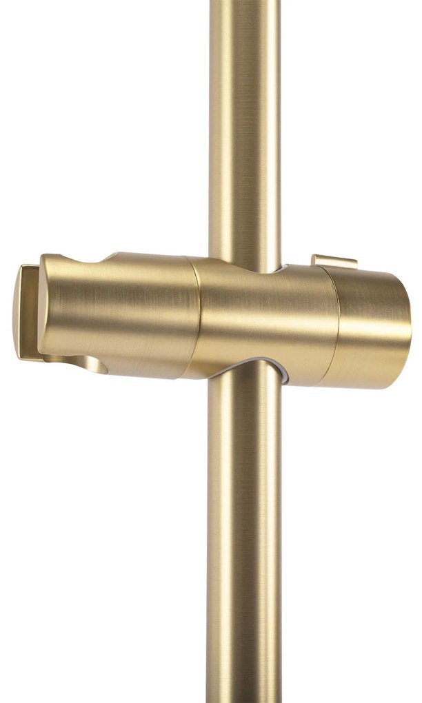 Tutumi Rea, sprchový stĺp s držiakom na ručnú sprchu 70cm, typ 01, zlatá matná, REA-P6500