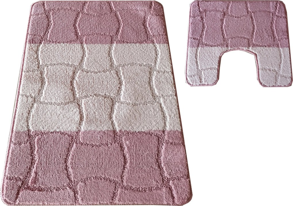 DY Kúpeľňová sada Montana s výrezom Sariyer XL Dusty Rose