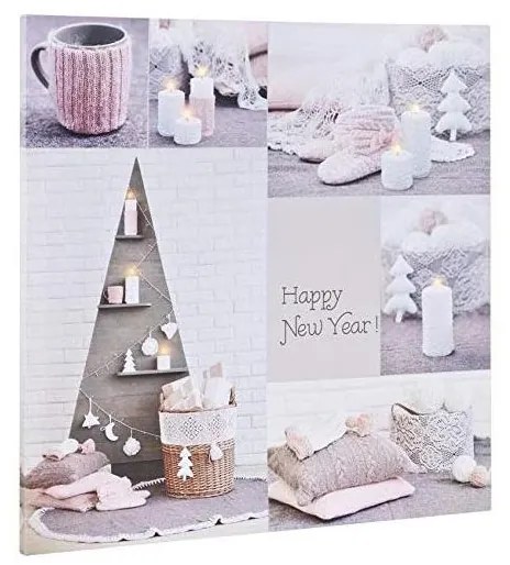 Markslöjd 704497 - LED Svietiaci dekoračný obraz CANVAS 9xLED/0,18W/2xAA