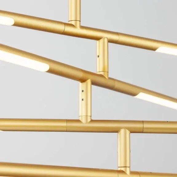 LED luster Raccio 84 zlaté