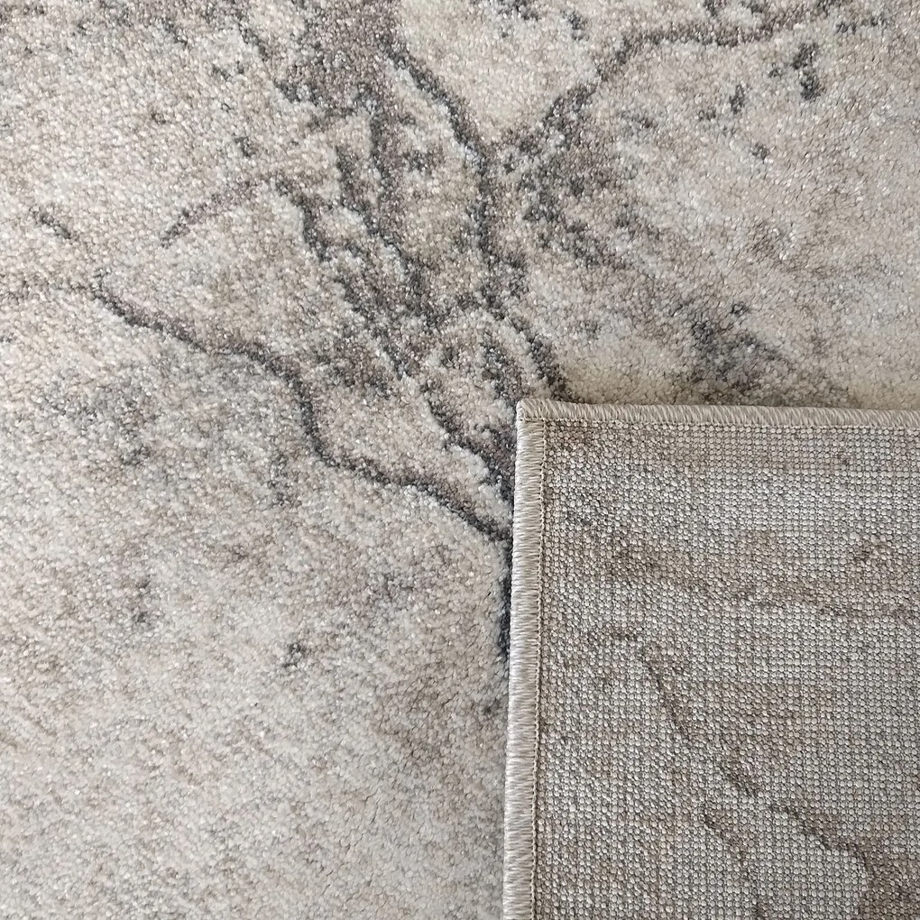 DY Béžový abstraktný koberec Vista 07 Rozmer: 200x290 cm