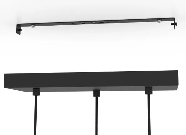 Eglo 390177 - Luster na lanku PAZ 3xE14/40W/230V zlatá/čierna