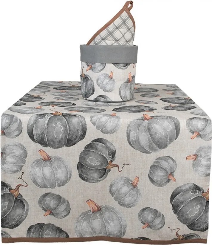 Bavlnený behúň s tekvicami Country Style Pumpkin - 50*140 cm