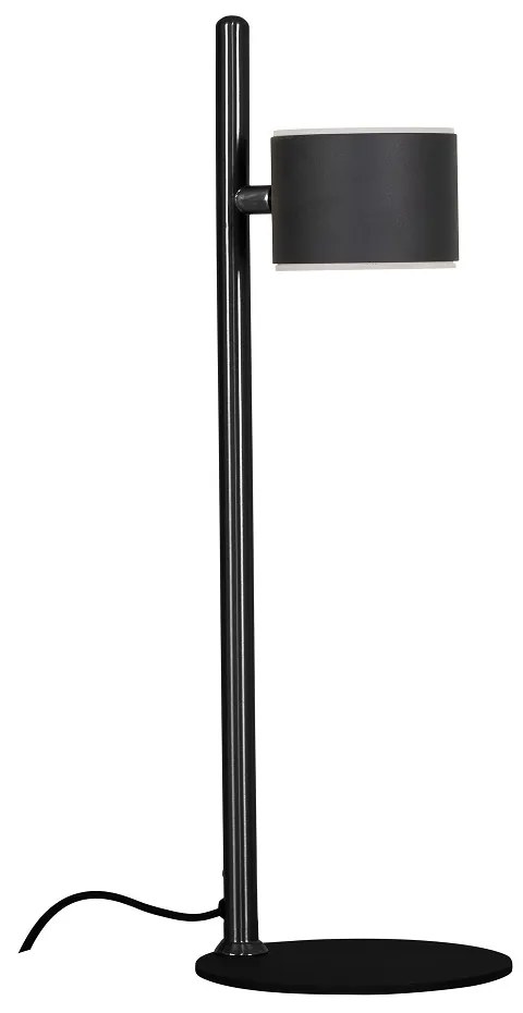 Dizajnová stolová lampa Pyralis čierna