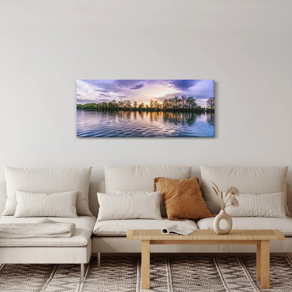 Obraz jazera (120x50 cm)