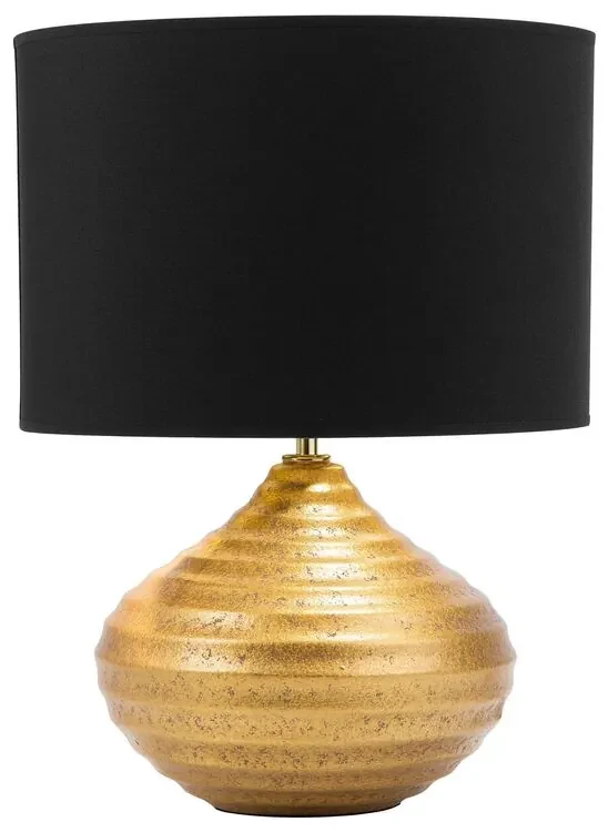 Zlatá stolná lampa KUBAN Beliani