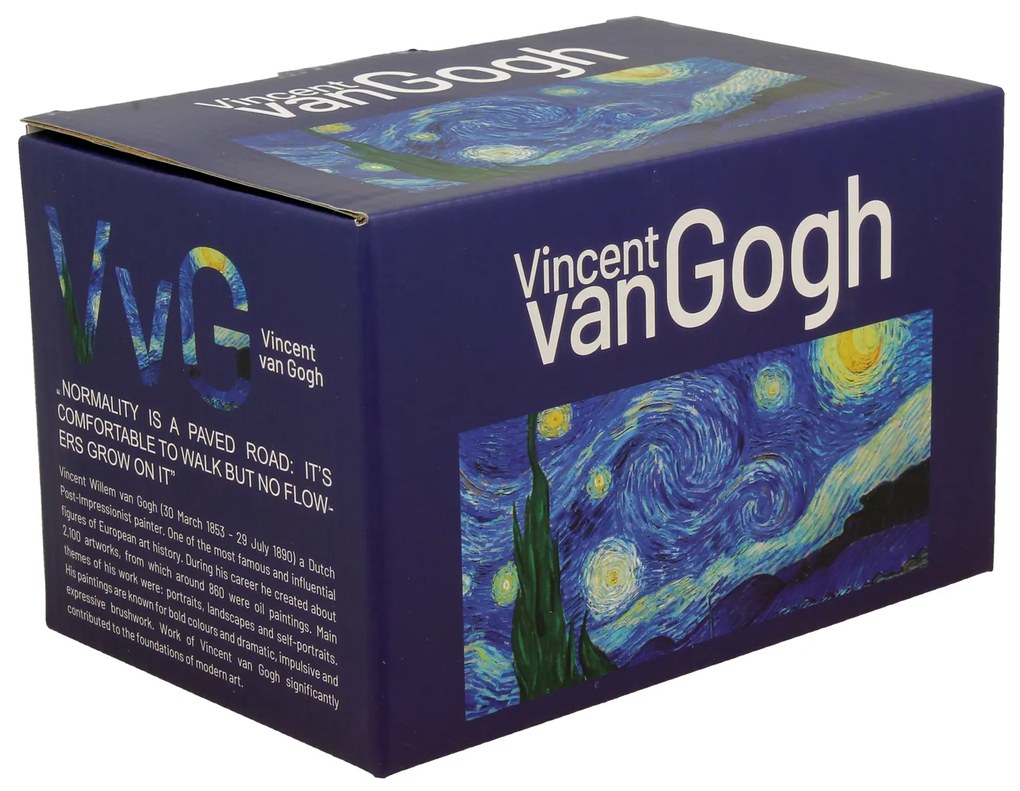 Porcelánový hrnček Van Gogh Starry Night 350 ml sada 2ks