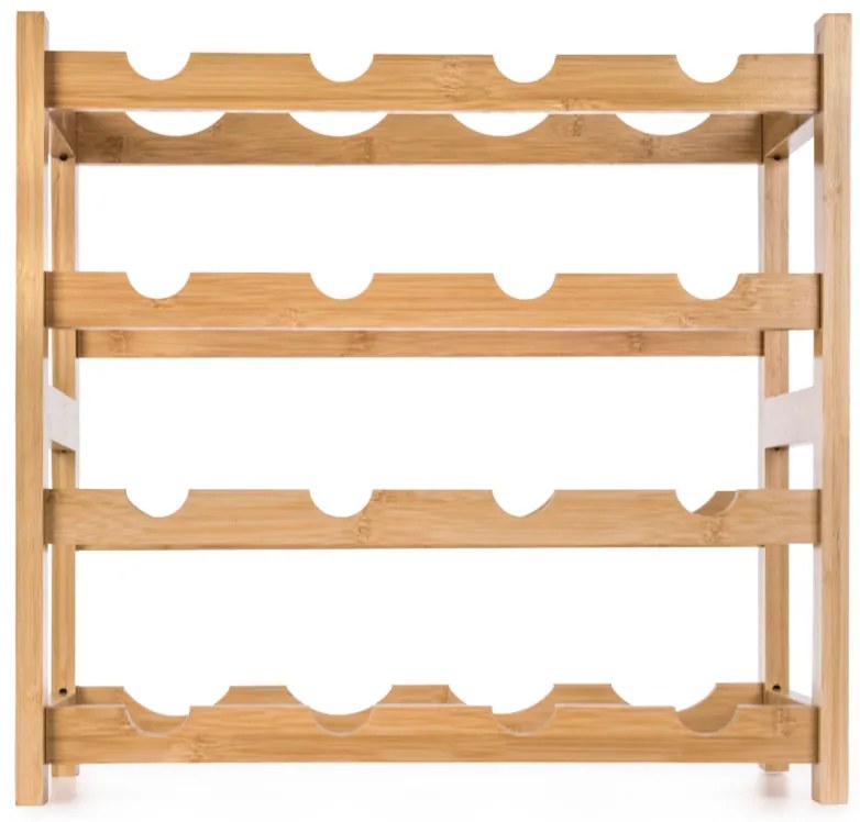 G21 Bambusový stojan na víno, 16 fliaš, M